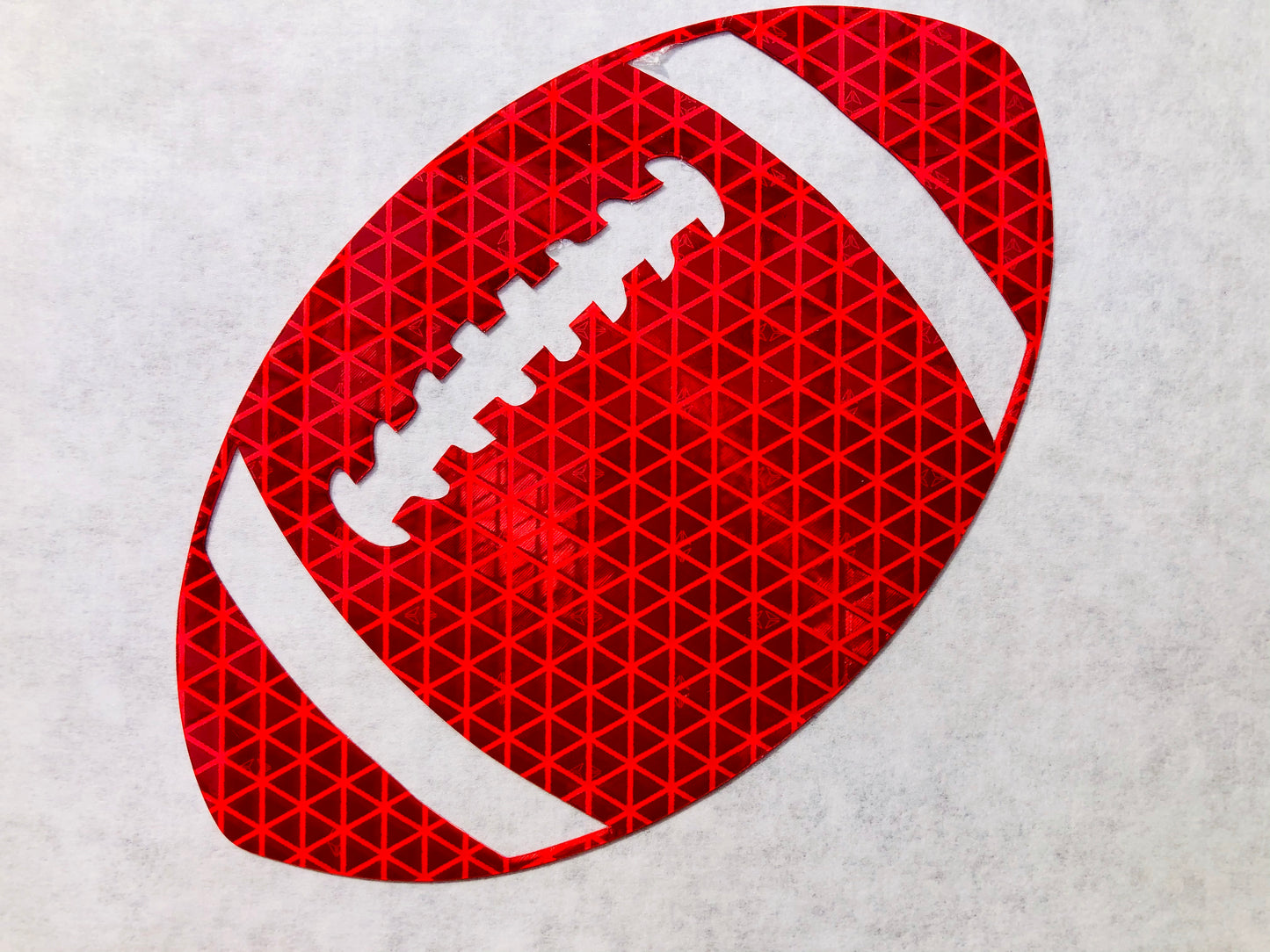 Reflective Prismatic "Football" Sticker Oralite V98