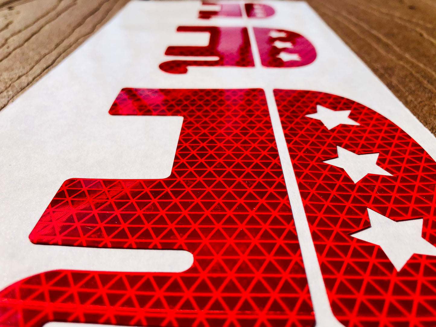 Reflective Prismatic "RNC Elephant" Sticker Oralite V98 - Reflective Pro
