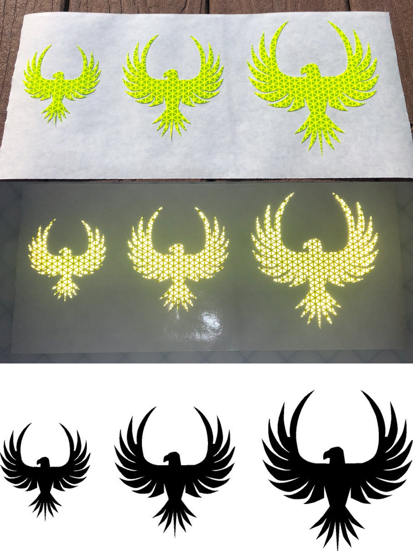 Reflective Prismatic "Phoenix" Sticker Oralite V98 - Reflective Pro