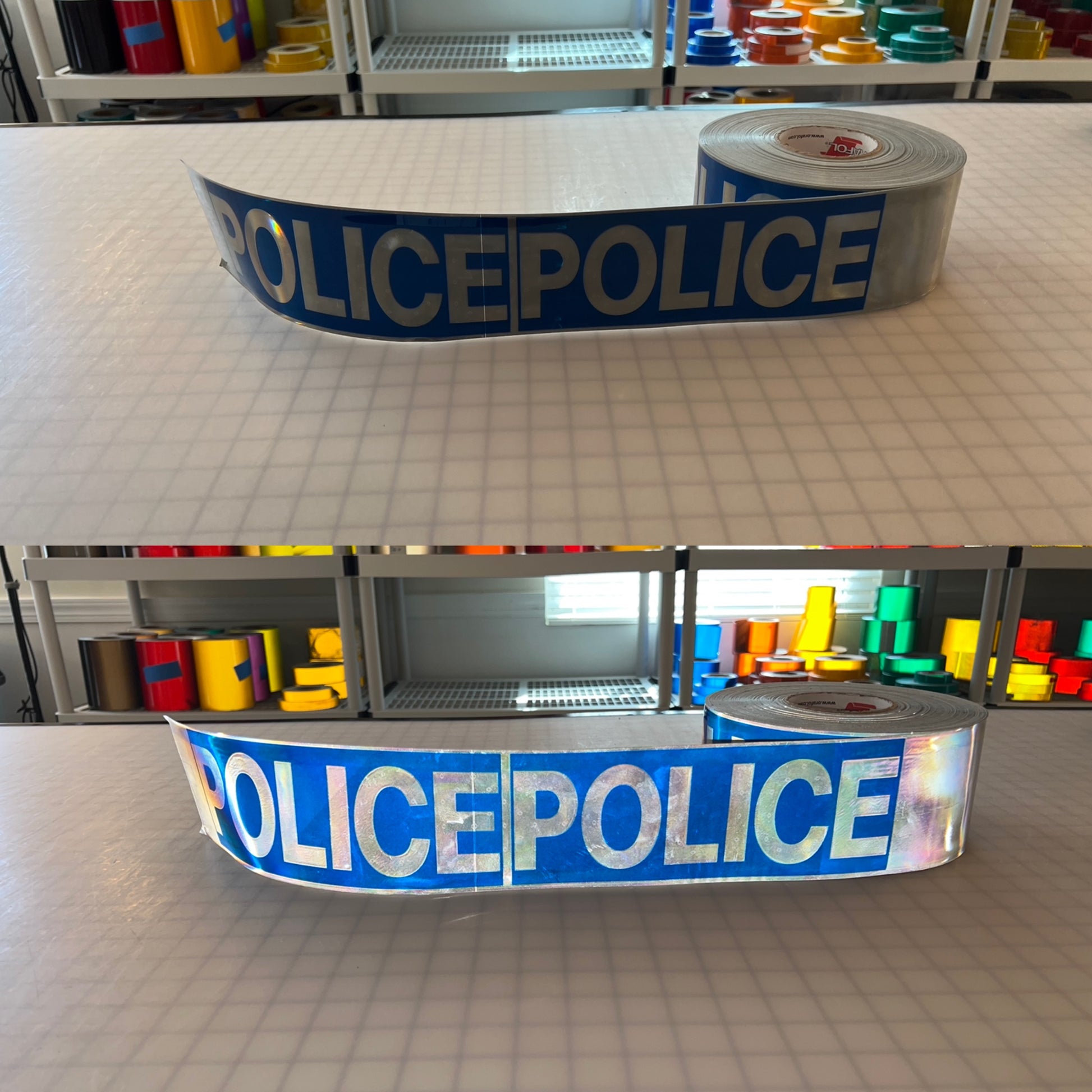 Oralite GP801 "POLICE" Reflective Garment Trim - Reflective Pro