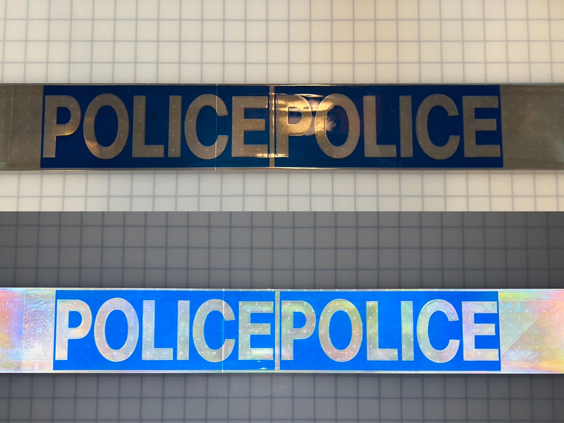 Oralite GP801 "POLICE" Reflective Garment Trim - Reflective Pro