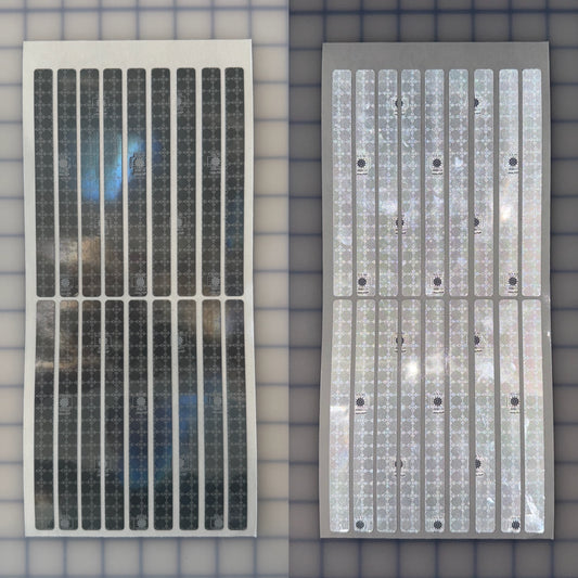 18 Oralite Reflective 0.5" x 6" SOLAS Strips - Reflective Pro