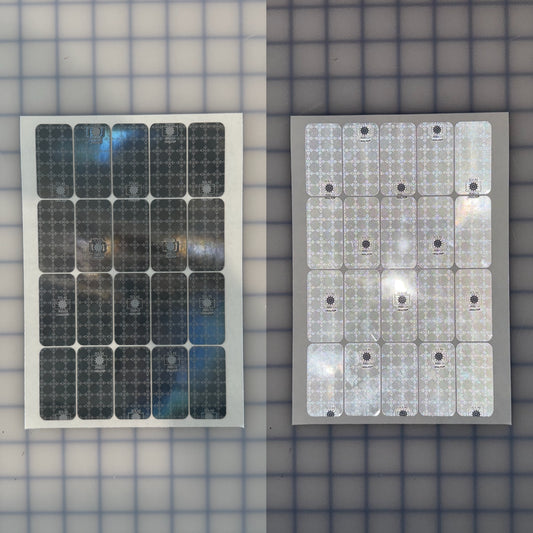 20 Oralite Reflective 1" x 2" SOLAS Rectangles - Reflective Pro