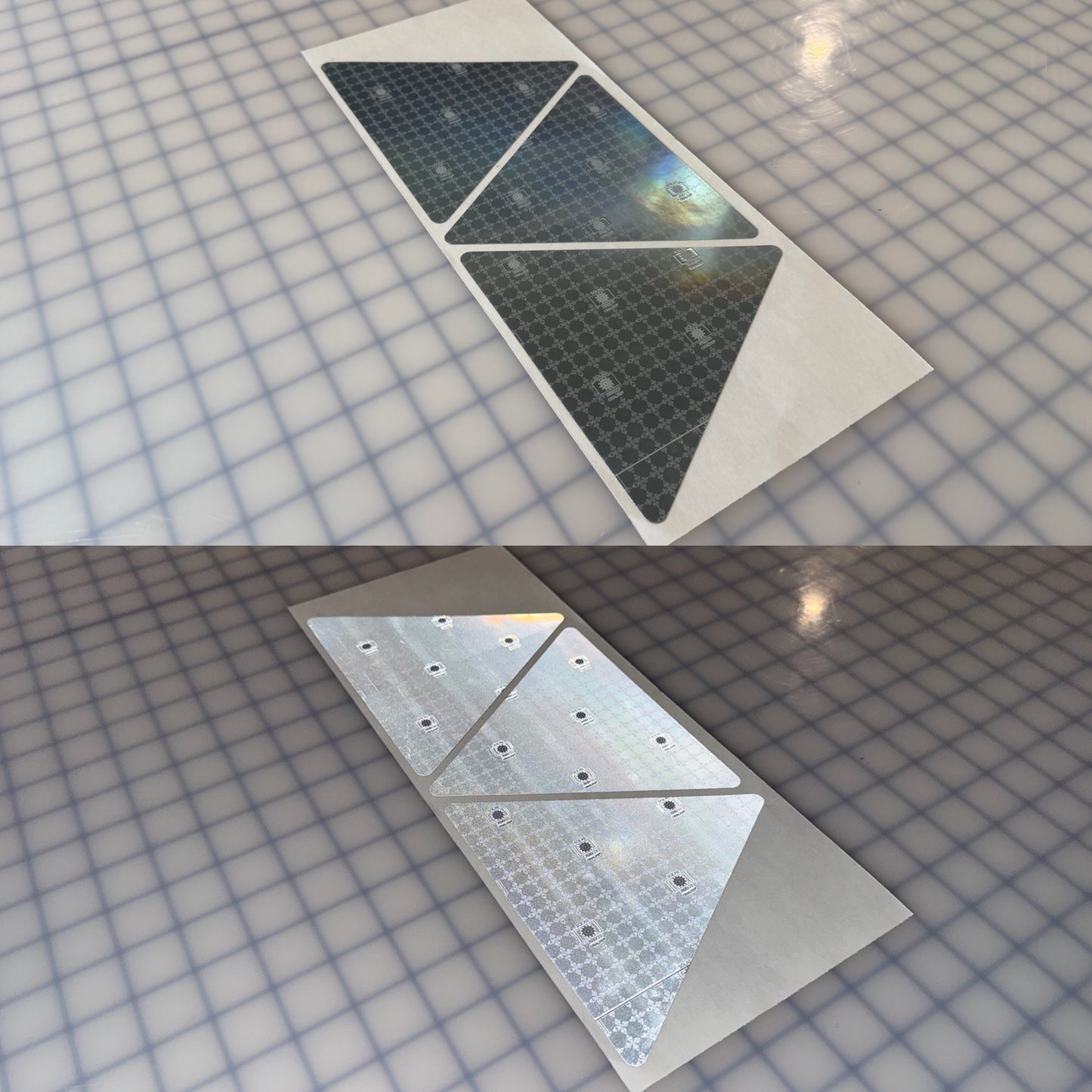 3 Oralite Reflective 5.5" x 6.3" SOLAS Triangles - Reflective Pro
