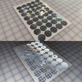 40 Oralite Reflective 1" SOLAS Dots - Reflective Pro