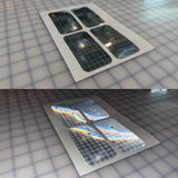 4 Oralite Reflective 2" x 4" SOLAS Rectangles - Reflective Pro