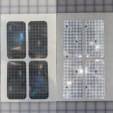 4 Oralite Reflective 2" x 4" SOLAS Rectangles - Reflective Pro