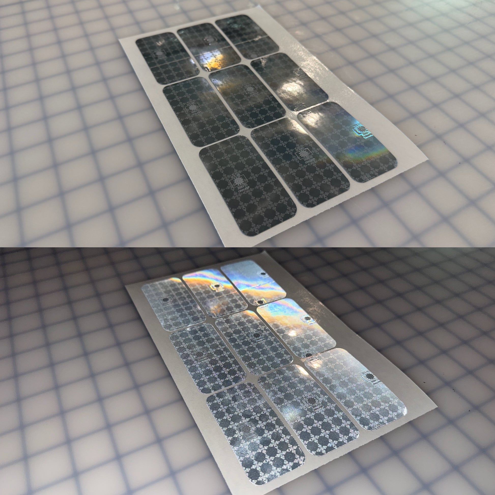 9 Oralite Reflective 1.5" x 3" SOLAS Rectangles - Reflective Pro