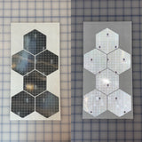 6 Oralite Reflective 2.85" x 3.27" SOLAS Hexagons - Reflective Pro