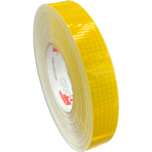 1" Inch Oralite V82 Standard Yellow Prismatic Reflective Tape (Type 5) - Reflective Pro