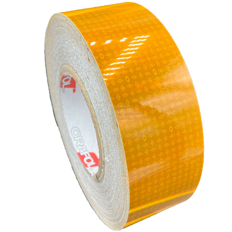 2" Inch Oralite V82 School Bus Yellow Prismatic Reflective Tape (Type 5)