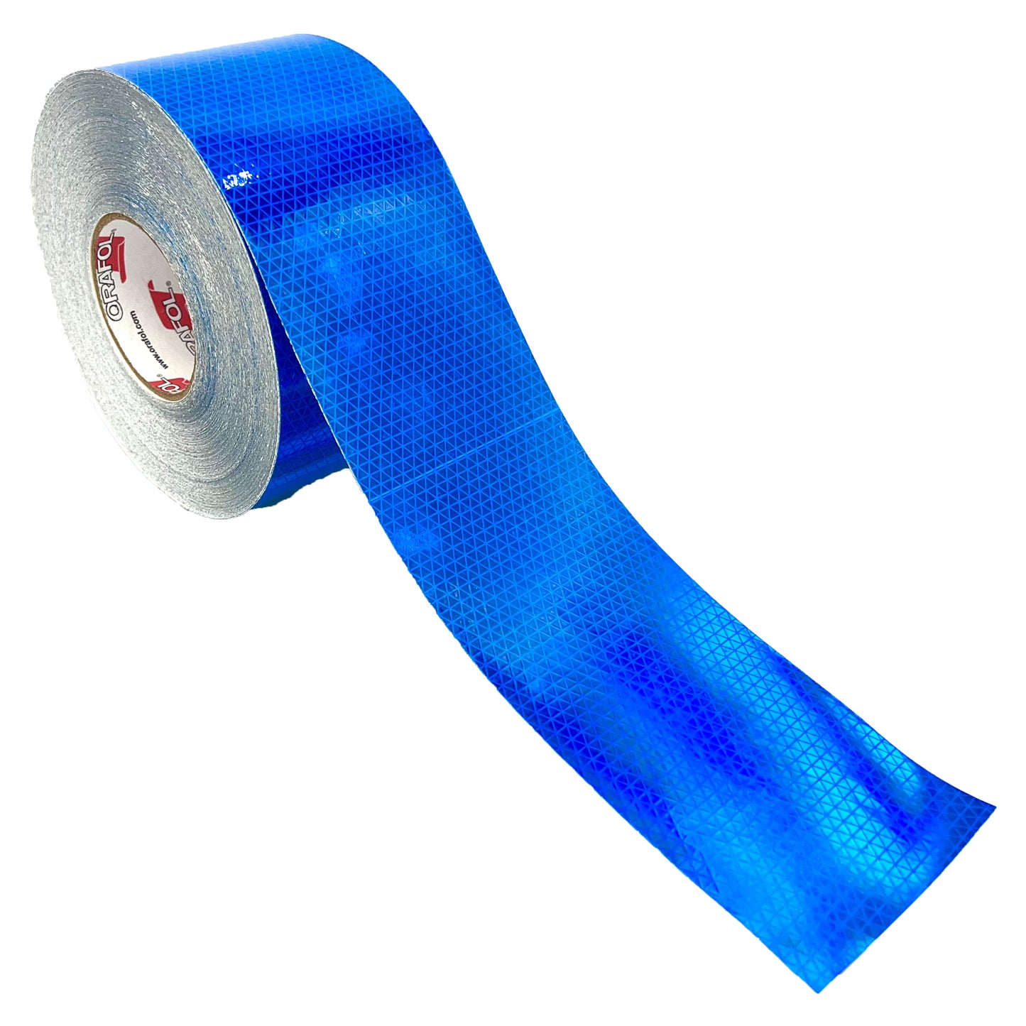4" Inch Oralite V98 Blue Prismatic Reflective Tape