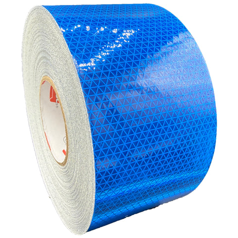 4" Inch Oralite V98 Blue Prismatic Reflective Tape