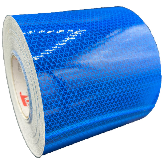 6" Inch Oralite V98 Blue Prismatic Reflective Tape - Reflective Pro