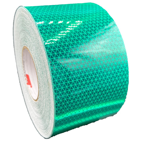 4" Inch Oralite V98 Green Prismatic Reflective Tape