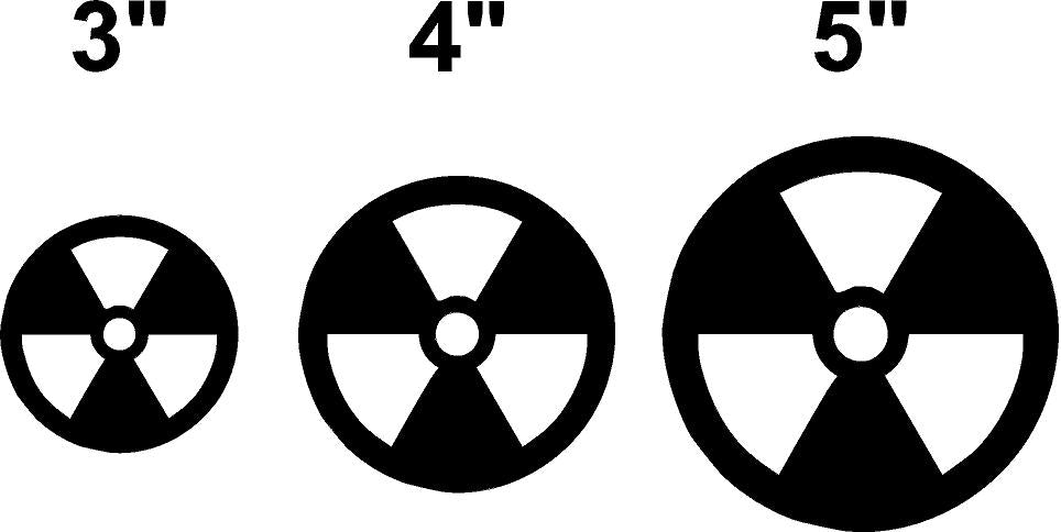 Reflective Prismatic "Nuclear" Sticker Oralite V98 - Reflective Pro