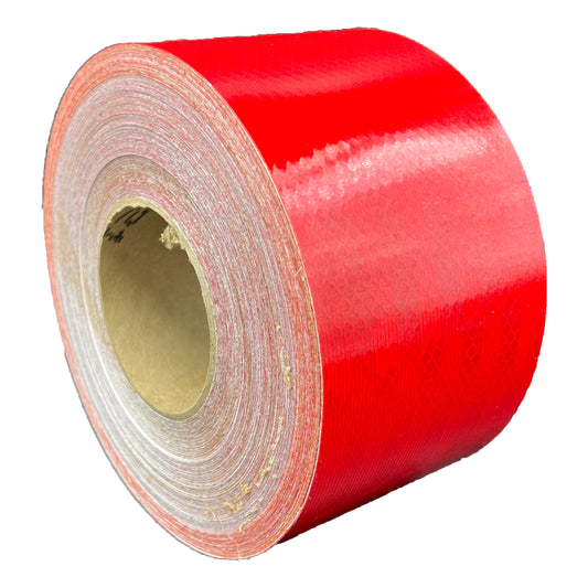 4" Inch Red Reflective Tape 3M 3930 HIP - Reflective Pro