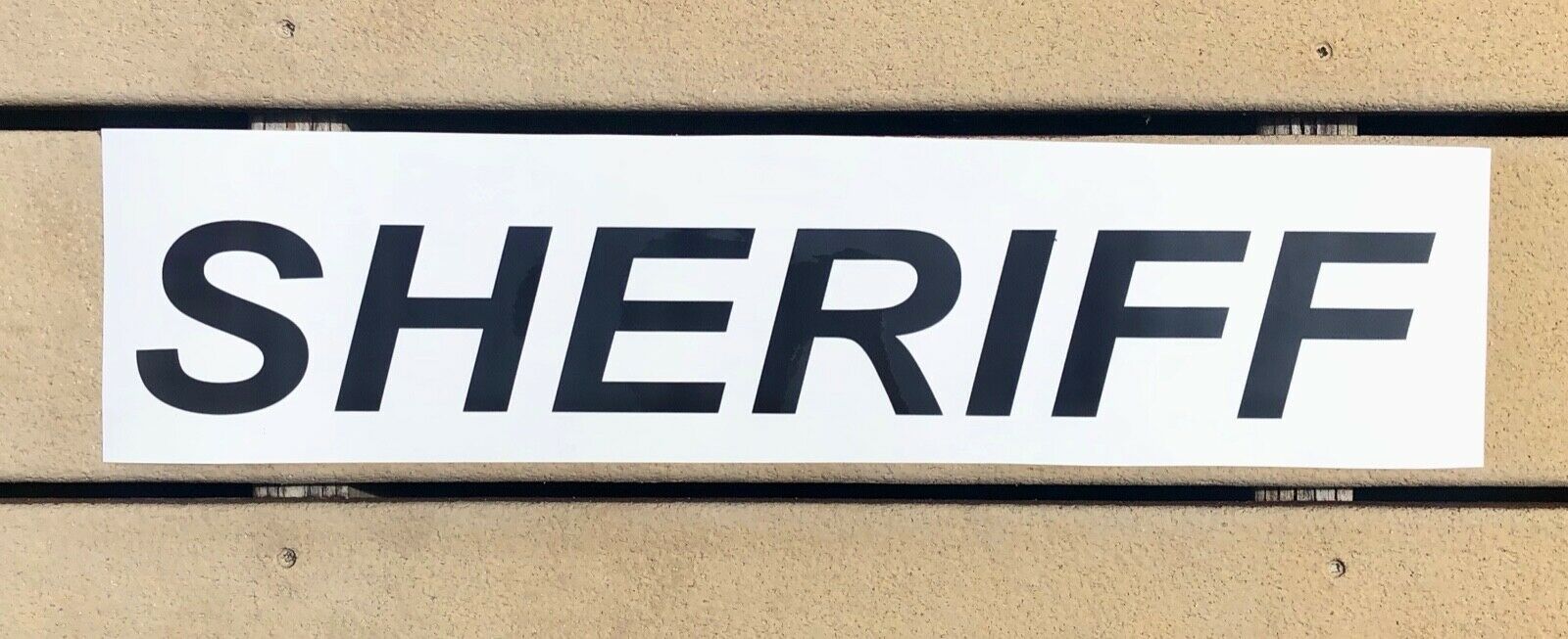 "SHERIFF" 3"x20" Reflective Decal - Reflective Pro