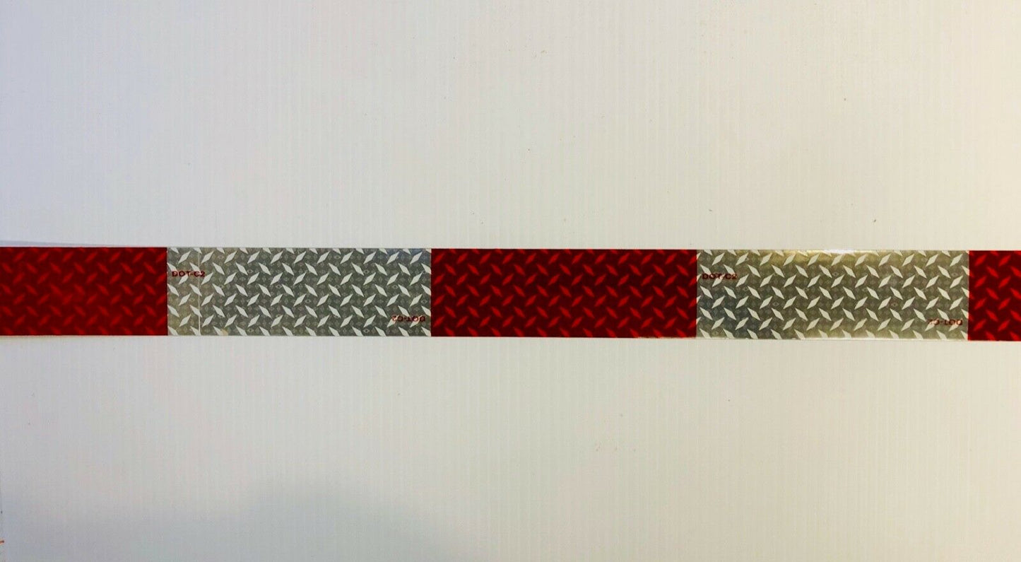2" Oralite DOT "Diamond Plate" V52 6x6 Tape - Reflective Pro
