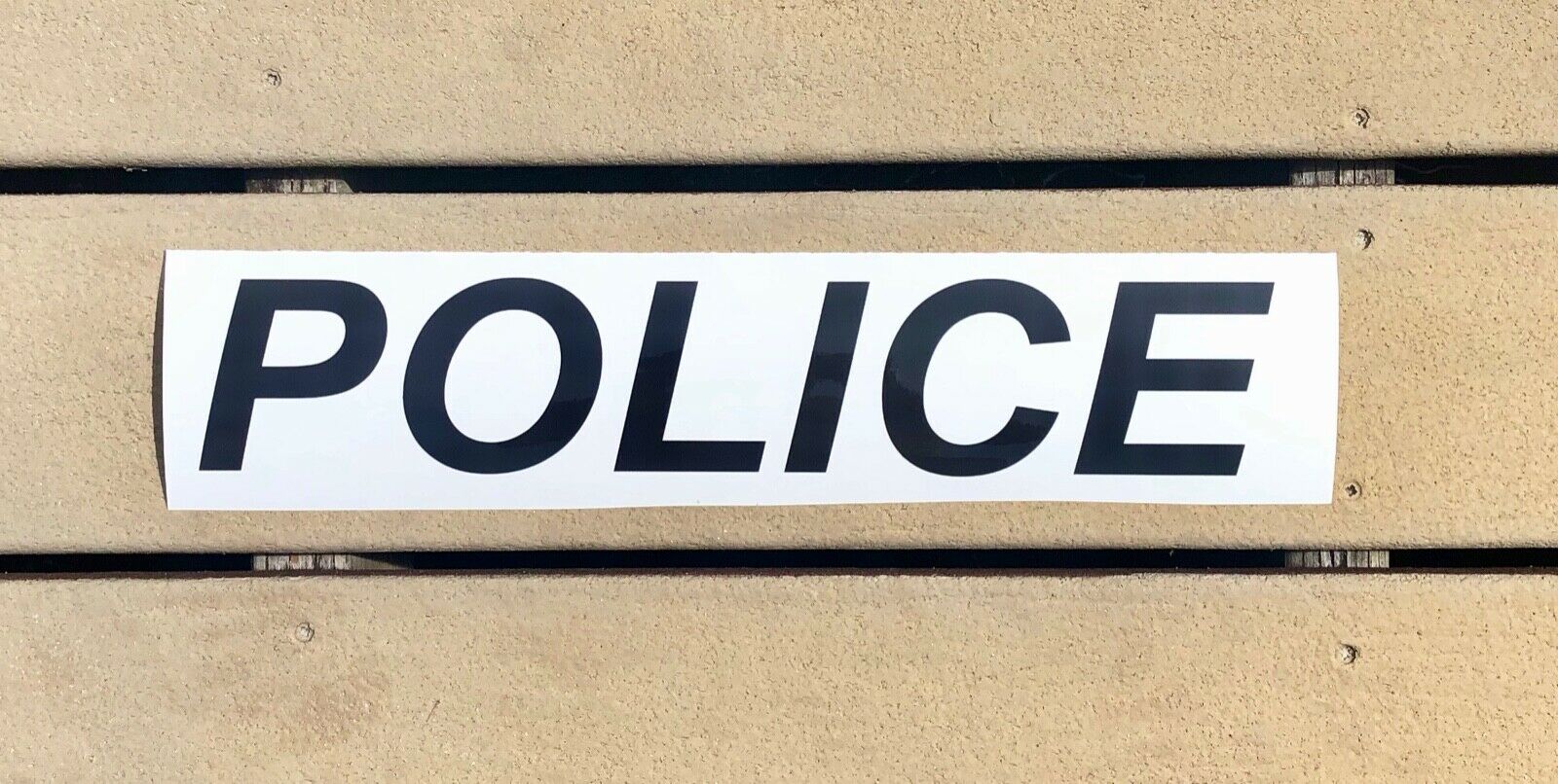 "POLICE" 3"x16" Reflective Decal - Reflective Pro
