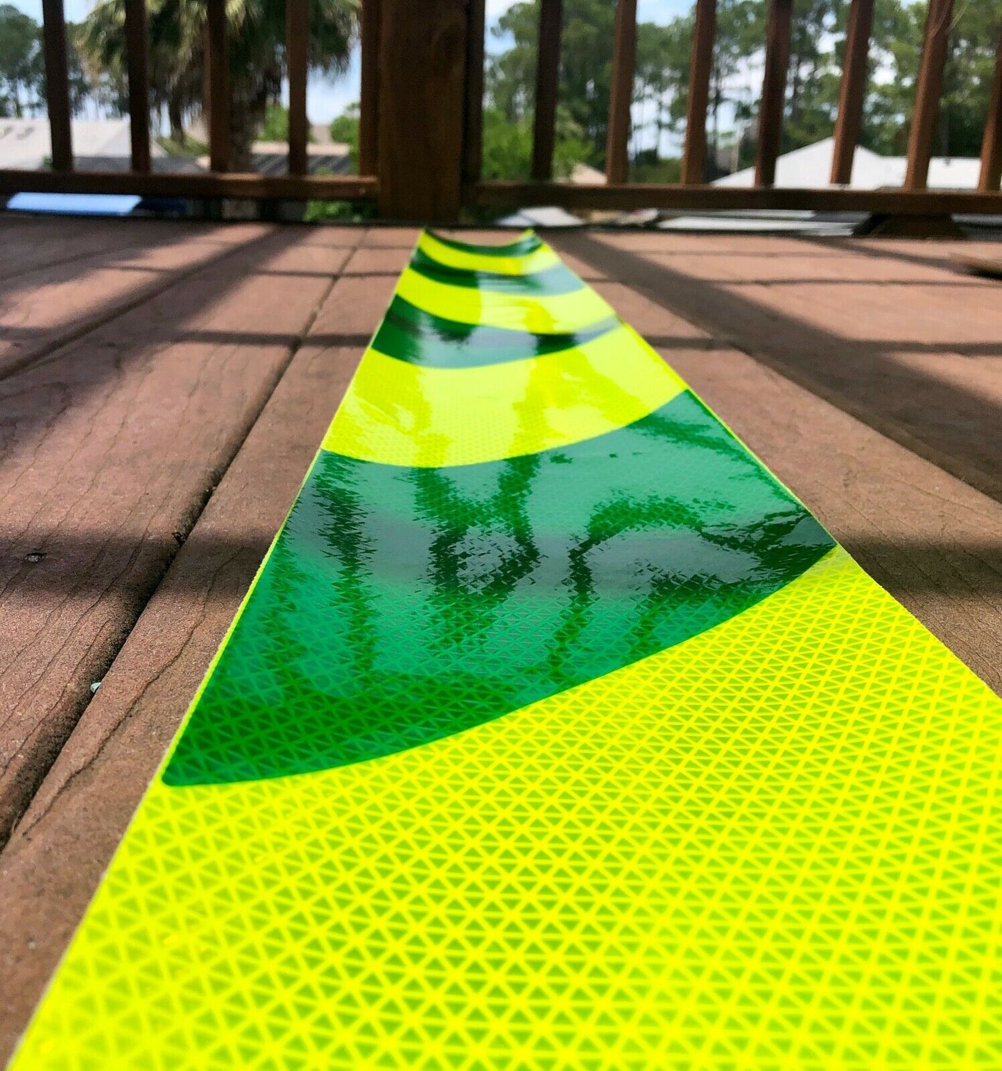 Lime & Green Reflective Chevron Panel (Multiple Sizes) - Reflective Pro