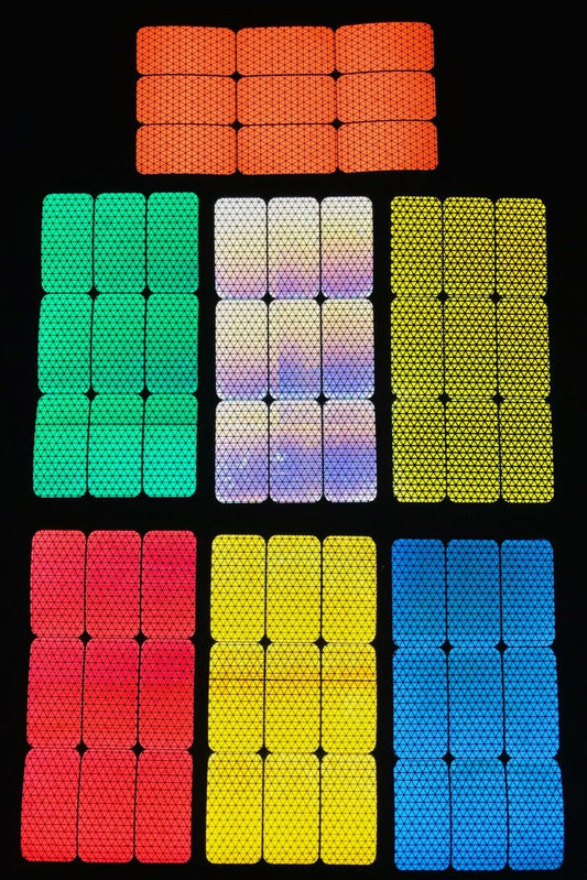 9 Oralite Reflective 1.5" x 3" V98 Rectangles - Reflective Pro