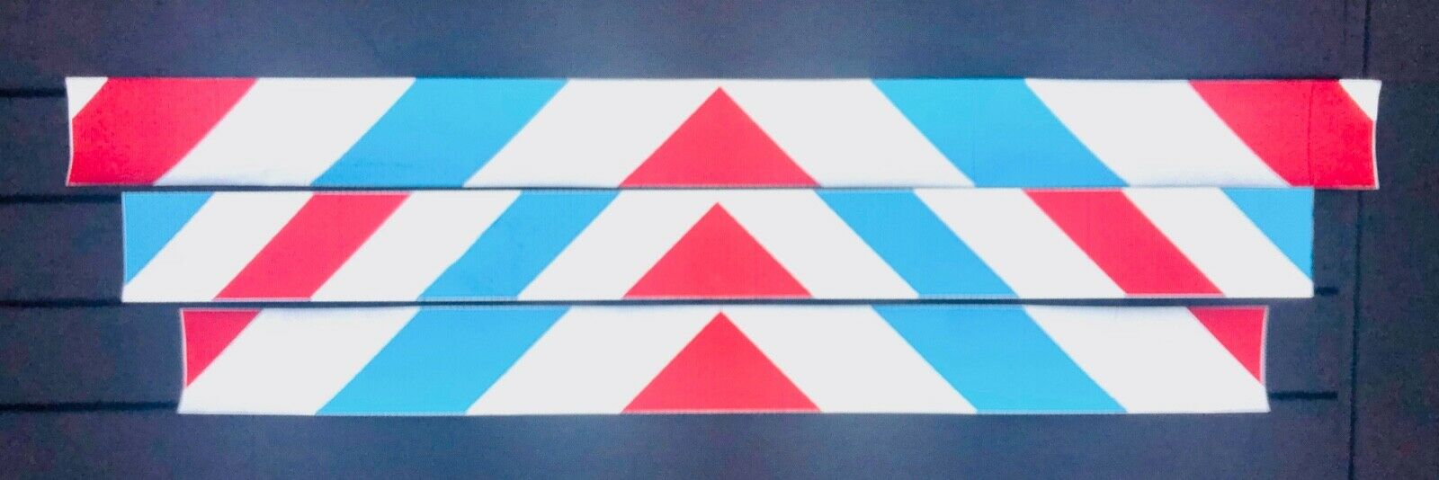 Reflective Chevron Panels Oralite Red, White, and Blue (Patriot Panels) - Reflective Pro