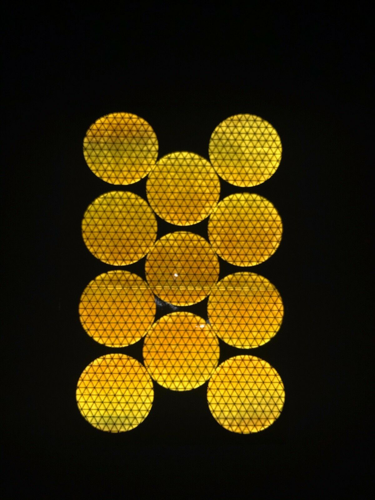 11 Oralite Reflective 2" V98  Dots - Reflective Pro