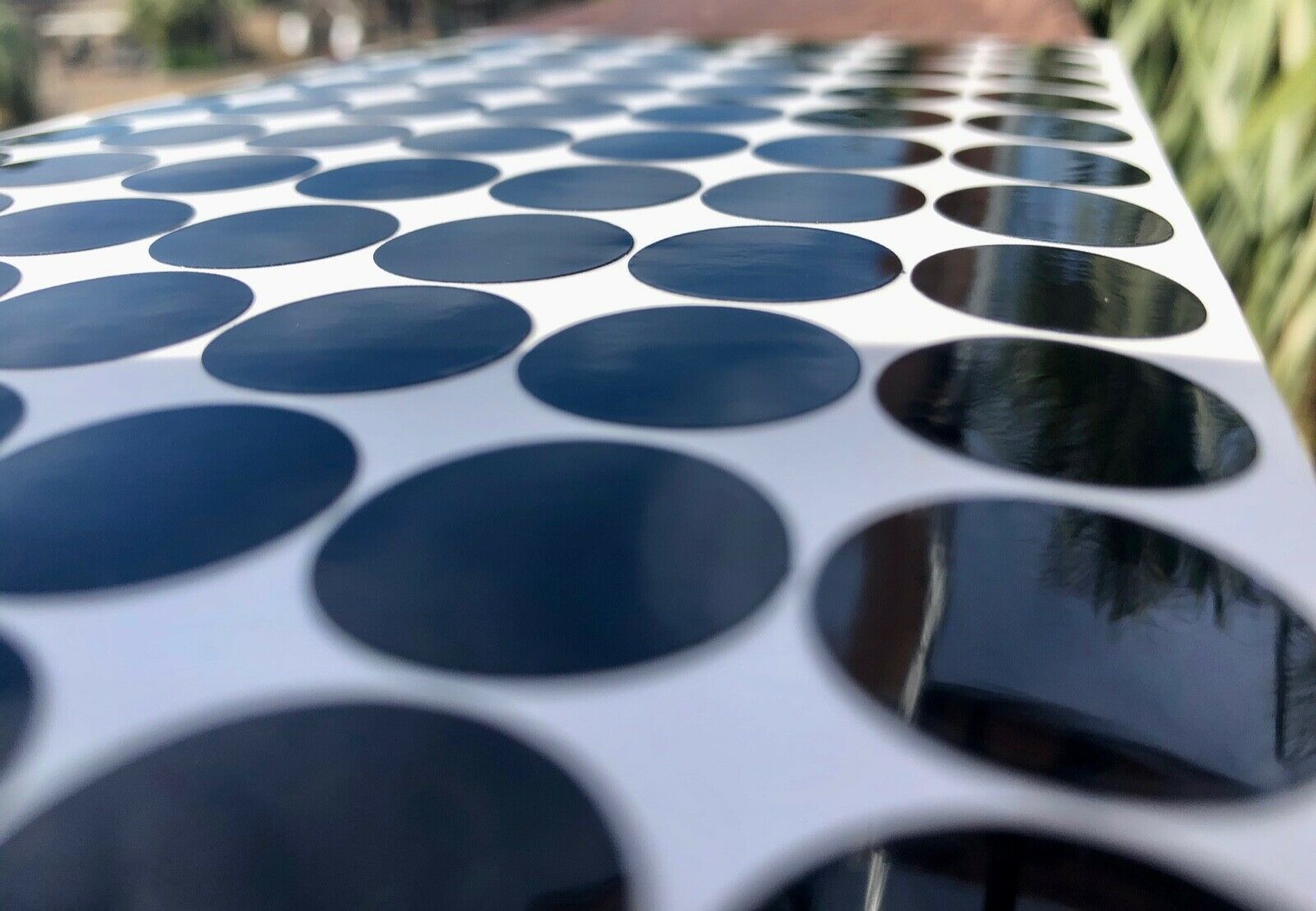 77 Reflective Black Dots 3/4" - Reflective Pro