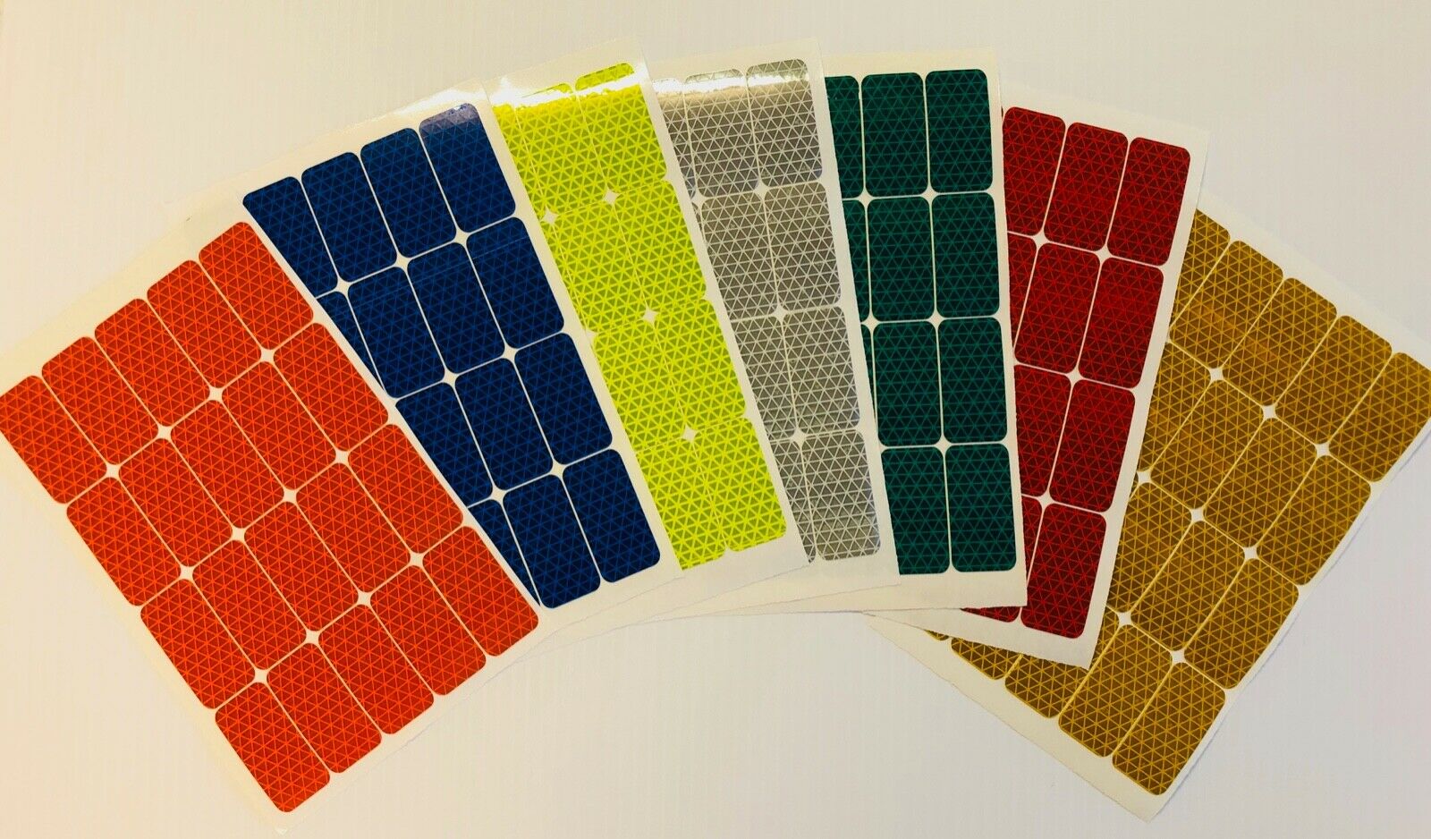 20 Oralite Reflective 1" x 2" V98 Rectangles - Reflective Pro