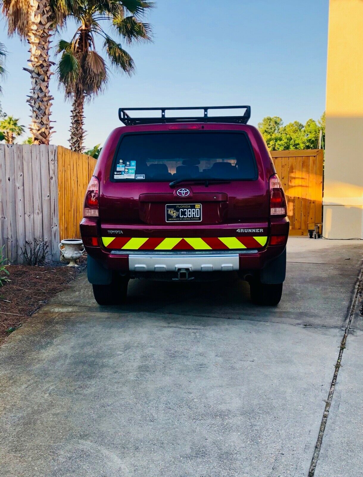 Reflective Chevron Diagonals DIY Oralite V98 Decal 4" - Reflective Pro