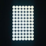 77 Reflective Black Dots 3/4" - Reflective Pro