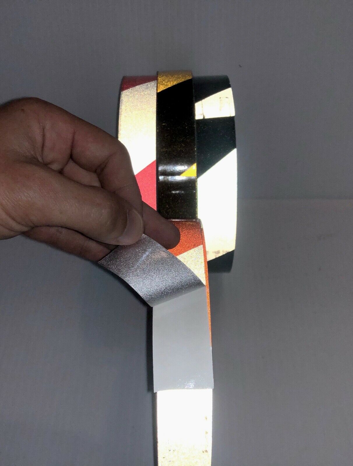 1" Hazard Striped Reflective Tape (Type 1) - Reflective Pro