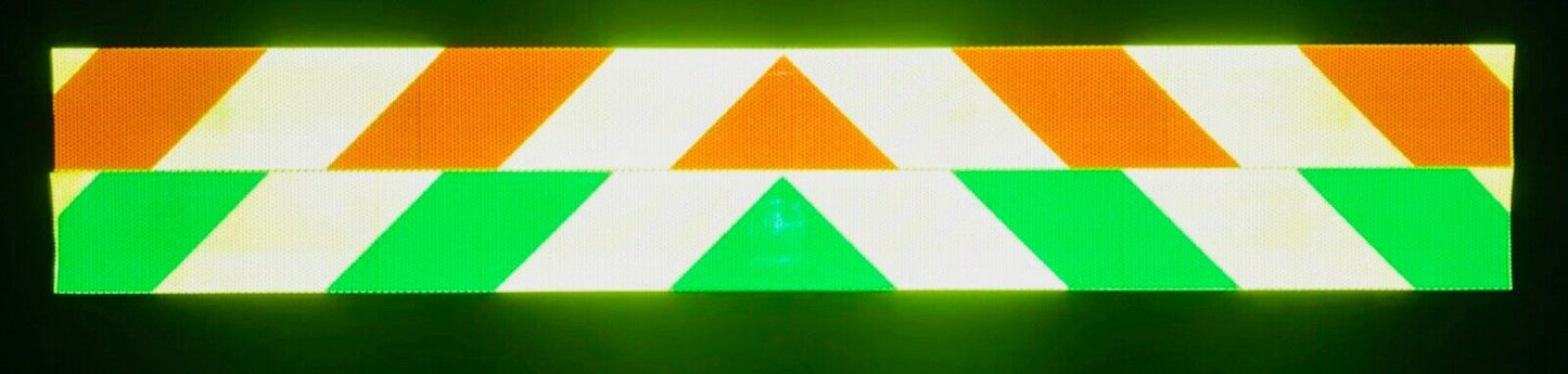 6"x72" Reflective Chevron Panels Oralite (Multiple Colors) - Reflective Pro