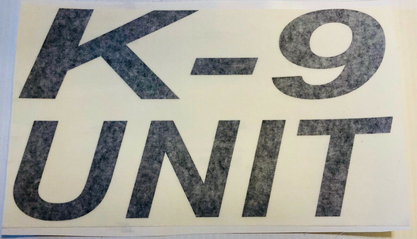 "K-9 UNIT" 7"x12" Reflective Decal - Reflective Pro