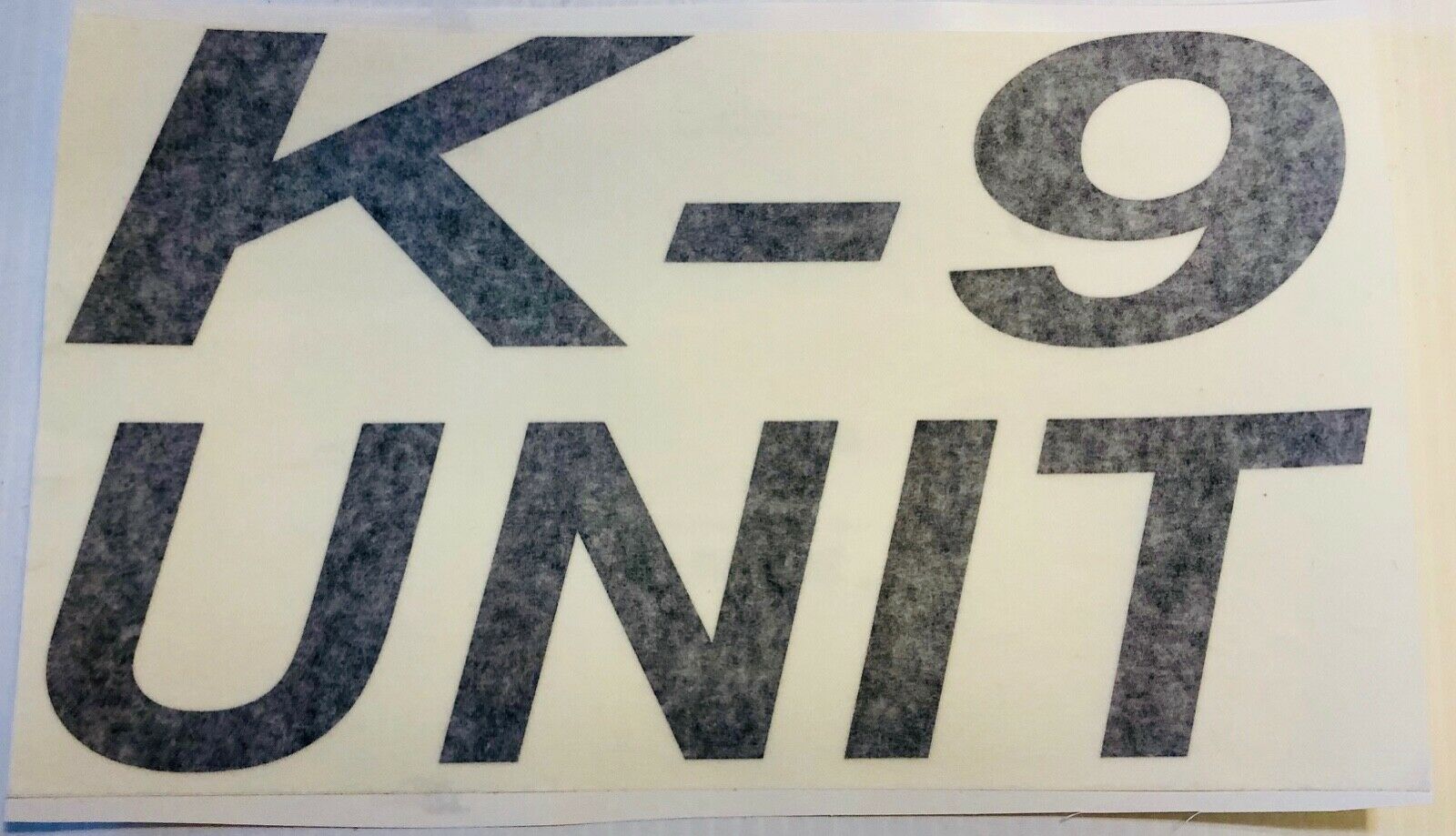 "K-9 UNIT" 7"x12" Reflective Decal - Reflective Pro