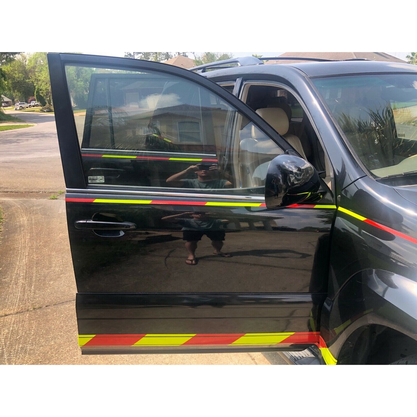Reflective Chevron Rocker Panels & Pinstripe - Reflective Pro