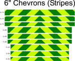 Lime & Green Reflective Chevron Panel (Multiple Sizes) - Reflective Pro