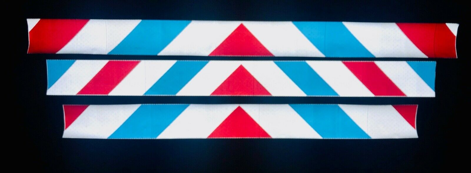 Reflective Chevron Panels Oralite Red, White, and Blue (Patriot Panels) - Reflective Pro