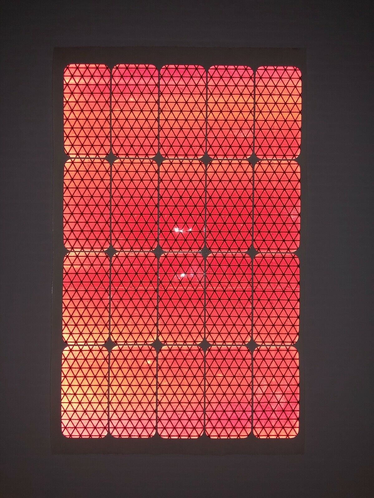 20 Oralite Reflective 1" x 2" V98 Rectangles - Reflective Pro