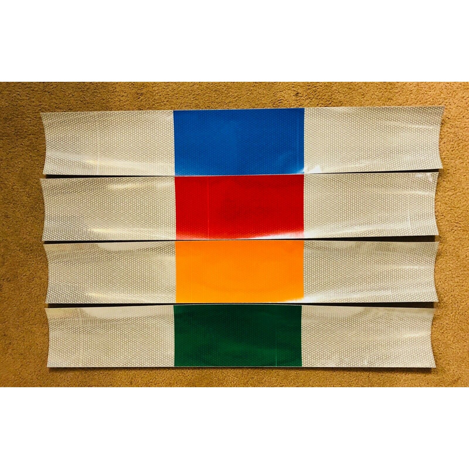 6"x36" Reflective Block Panels AT&T Style Oralite - Reflective Pro
