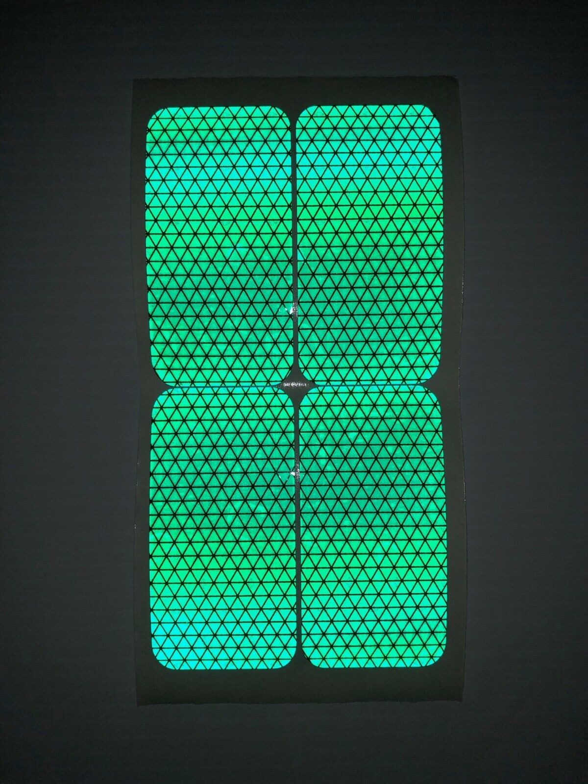 4 Oralite Reflective 2" x 4" V98 Reflector Rectangles - Reflective Pro