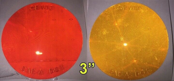 Orafol DOT-SAE Reflector, 2 x 3.5 Red, V32-2X3.5RED