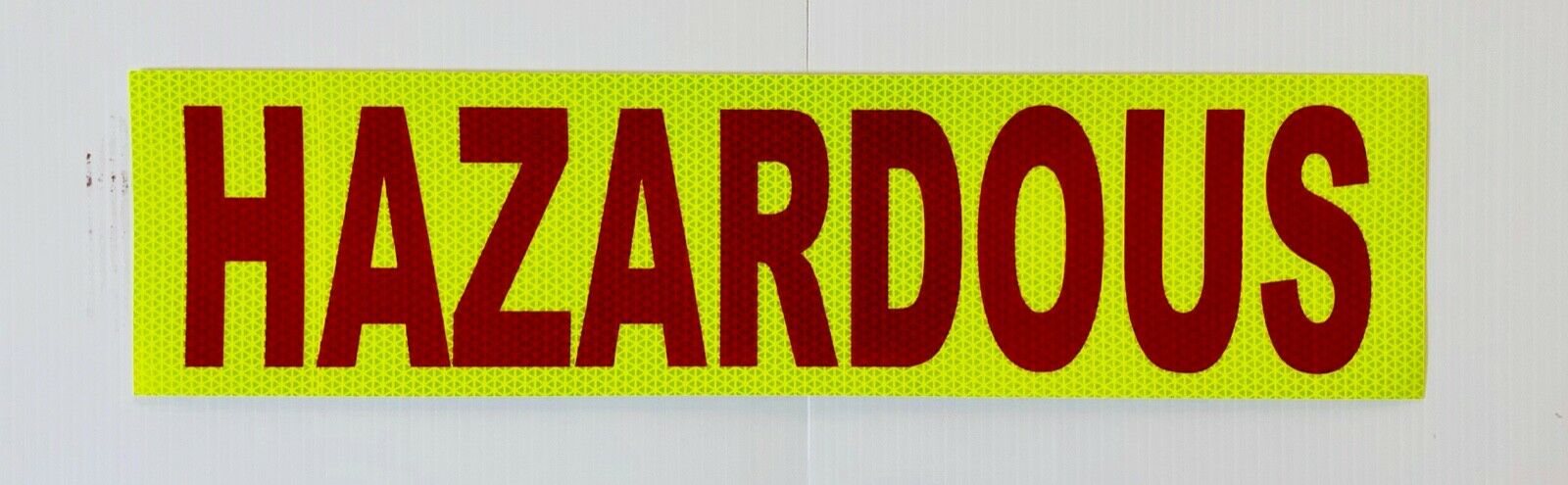 "HAZARDOUS" 6"x24" Reflective Word Panel - Reflective Pro