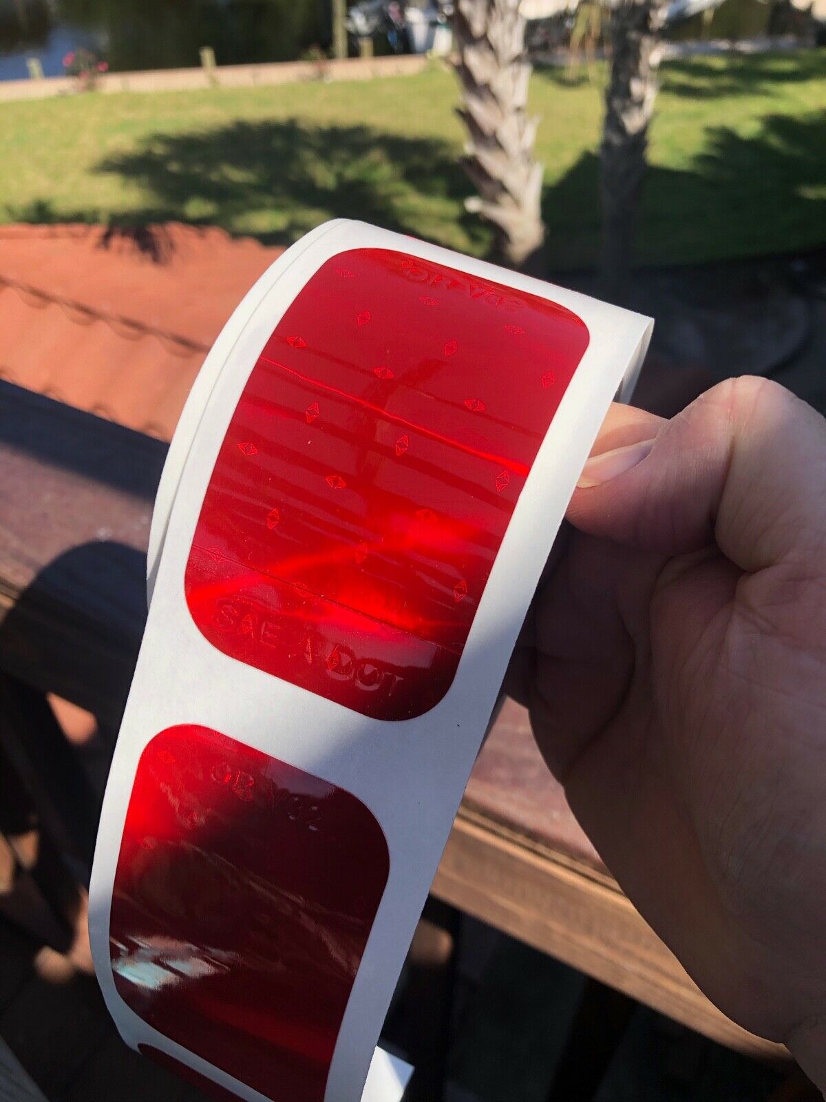 2" x 3.5" SAE Oralite Reflective Rectangles V32 Type 5 Reflectors - Reflective Pro