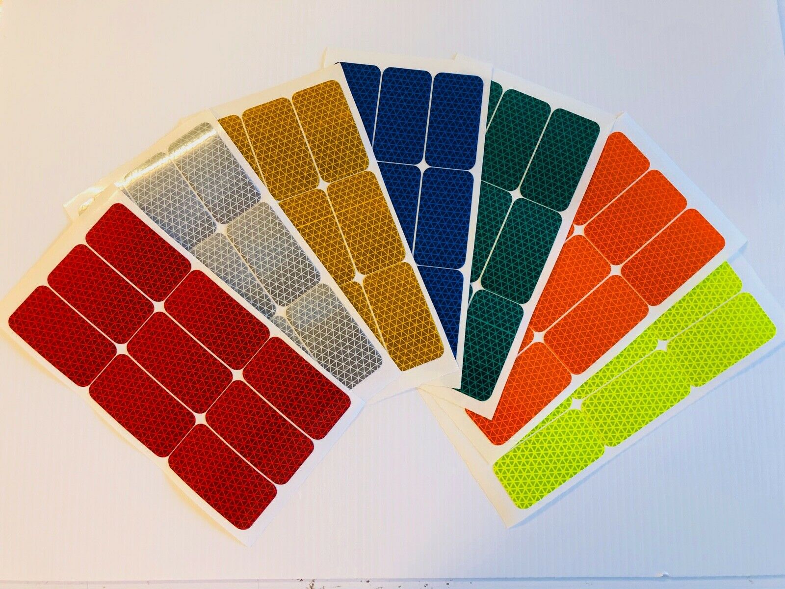 9 Oralite Reflective 1.5" x 3" V98 Rectangles - Reflective Pro