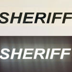 "SHERIFF" 3"x20" Reflective Decal - Reflective Pro