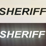 "SHERIFF" 3"x20" Reflective Decal - Reflective Pro