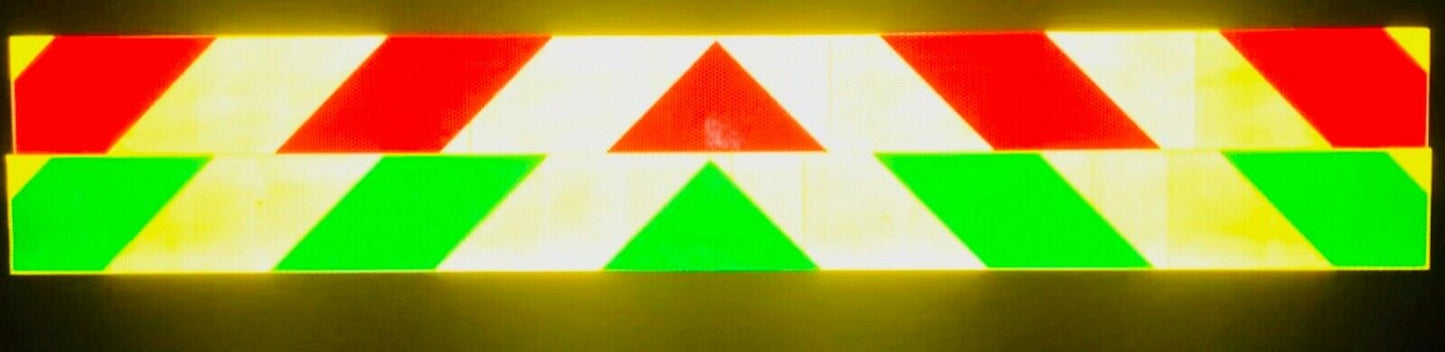 6"x72" Reflective Chevron Panels Oralite (Multiple Colors) - Reflective Pro