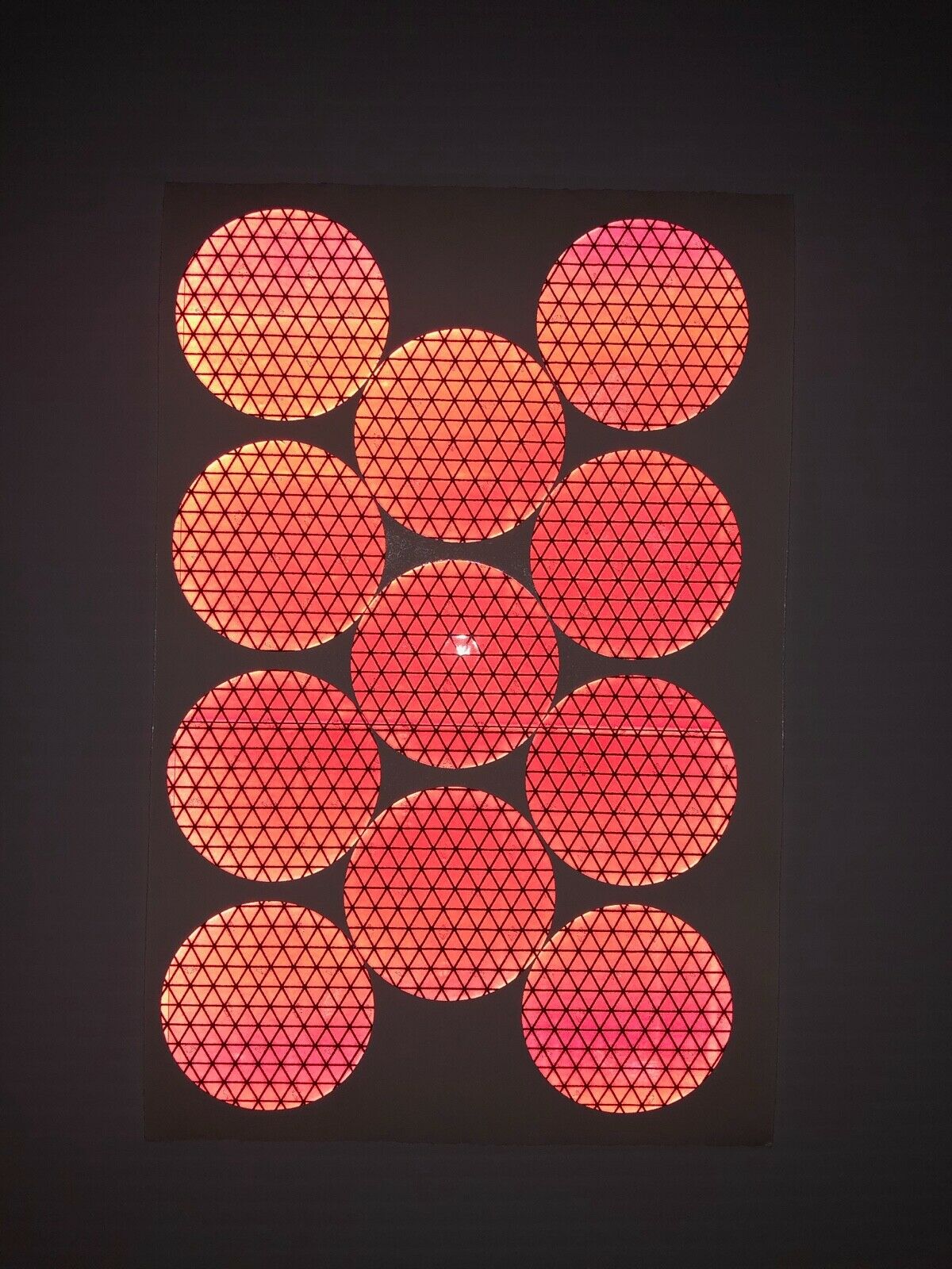 11 Oralite Reflective 2" V98  Dots - Reflective Pro